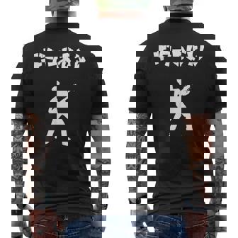 ギターおじさん ギター ギター好き エレキギター ポップ音楽 ロック音楽 軽音部 バンド おもしろ ネタ メンズTシャツ バックプリント - Kawaiitshirt