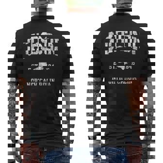 ギブソン ノースカロライナ Nc ビンテージ アスレチック スポーツデザイン メンズTシャツ バックプリント - Kawaiitshirt