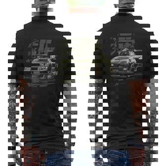 クラシック アーバングリーン R34 Liberty Walk Jdm スカイライン メンズTシャツ バックプリント - Kawaiitshirt