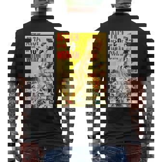 クラシック ハロウィン モンスター ポスター ホラー映画 メンズTシャツ バックプリント - Kawaiitshirt