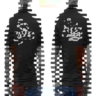 クラシックなミネソタ・ソタ州スクリプト 北極星 メンズTシャツ バックプリント - Kawaiitshirt