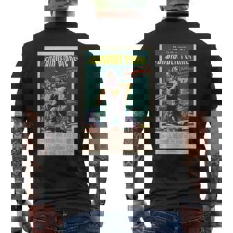 クラシックヴィンテージホラーレトロムービーポスターコレクターズtシャツ メンズTシャツ バックプリント - Kawaiitshirt