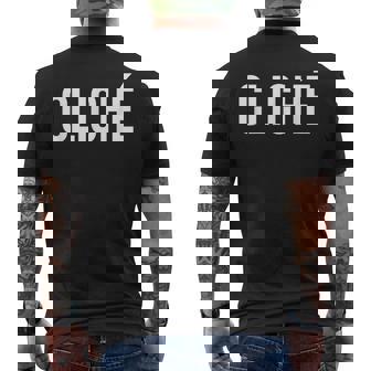 クリシェ メンズTシャツ バックプリント - Kawaiitshirt