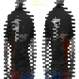 クルーカー・ホラー・クルーク・スプランキー メンズTシャツ バックプリント - Kawaiitshirt