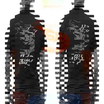 クレイジー エビ レディ シーフード ラバー ディープオーシャン アニマル エビ メンズTシャツ バックプリント - Kawaiitshirt