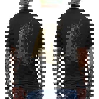 クレオパトラ 古代エジプト女王 ゴールデンファラオ アートデザイン メンズTシャツ バックプリント - Kawaiitshirt