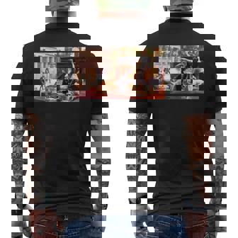 クレオパトラの毒をテストするアレクサンドル・カバネル1887 メンズTシャツ バックプリント - Kawaiitshirt