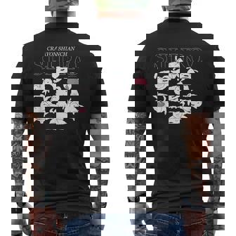 クレヨンしんちゃん いろいろシロ メンズTシャツ バックプリント - Kawaiitshirt