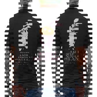 クレヨンしんちゃん うさぎしんちゃん ワンポイント メンズTシャツ バックプリント - Kawaiitshirt