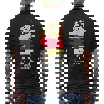 クレヨンしんちゃん しんちゃんは人気者 メンズTシャツ バックプリント - Kawaiitshirt