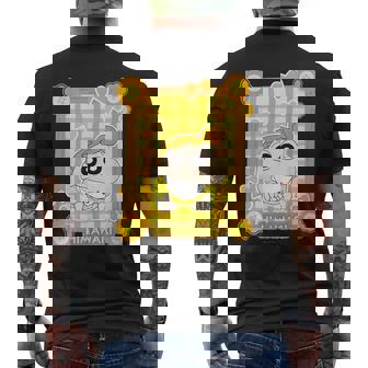 クレヨンしんちゃん ちょうちょとひまわり メンズTシャツ バックプリント - Kawaiitshirt