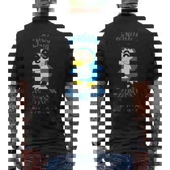 クレヨンしんちゃん ぺんぎんしんちゃん ワンポイント メンズTシャツ バックプリント - Kawaiitshirt