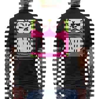 クレヨンしんちゃん ワニ山さん どアップ メンズTシャツ バックプリント - Kawaiitshirt