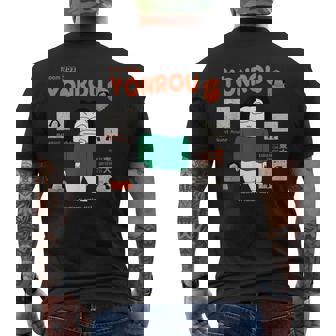 クレヨンしんちゃん 四郎さん メンズTシャツ バックプリント - Kawaiitshirt