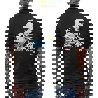 クレヨンしんちゃん 夏を感じる涼しげしんちゃん メンズTシャツ バックプリント - Kawaiitshirt