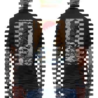 クールなアニメレトロヴィンテージtシャツ日本服スタッフメンズレディース。 メンズTシャツ バックプリント - Kawaiitshirt