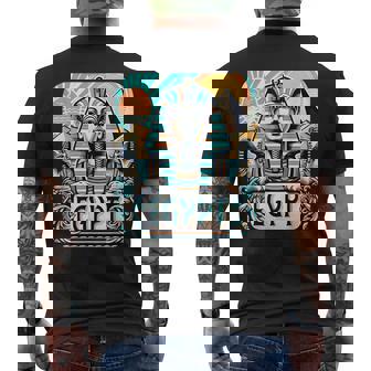 クールなエジプトスフィンクス旅行コスチュームエジプトのお土産。 メンズTシャツ バックプリント - Kawaiitshirt