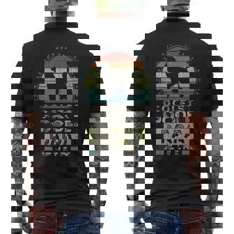 クールなプードル・パパ、父の日 メンズTシャツ バックプリント - Kawaiitshirt