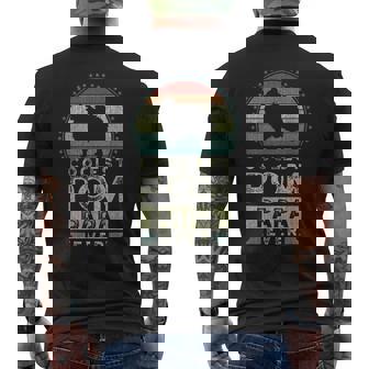 クールなポメラニアン・パパ、父の日 メンズTシャツ バックプリント - Kawaiitshirt