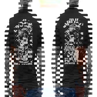 クールな日本のアニメバイブ メンズTシャツ バックプリント - Kawaiitshirt