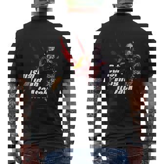 グランブルーファンタジーヴァーサス -ライジング- Dash Light Attack ルシファー メンズTシャツ バックプリント - Kawaiitshirt