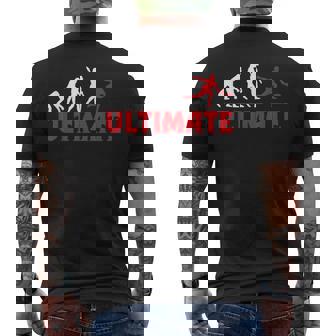 グレートアルティメットフリスビーエボリューションギフト メンズTシャツ バックプリント - Kawaiitshirt