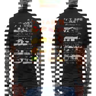 ケーキ 種類 面白いtシャツ おもしろ 食べ物 デザート メンズ 面白い 服 ネタ グッズ 文字tシャツ メンズTシャツ バックプリント - Kawaiitshirt