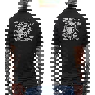 ゲルニカのアートワーク メンズTシャツ バックプリント - Kawaiitshirt