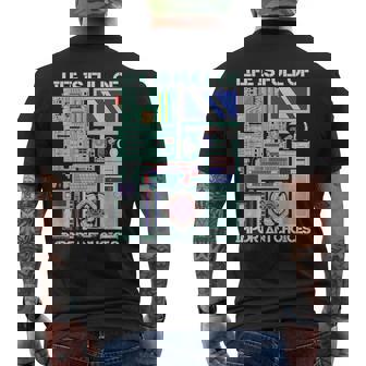 ゲーム パソコン 面白いtシャツ ゲーマー ネタ メンズ おもしろ 面白い 服 オリジナル グッズ 文字tシャツ メンズTシャツ バックプリント - Kawaiitshirt