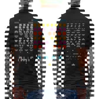 ゲーム愛好家のためのレトロなゲーマー。 メンズTシャツ バックプリント - Kawaiitshirt