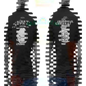 コットン オリジナル プリント ユーモア メダカ 鑑賞用 ロゴ メンズTシャツ バックプリント - Kawaiitshirt