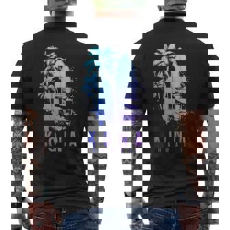 コナ ハワイ ハワイアン サーフィン ビンテージ サーフィン サーファー メンズTシャツ バックプリント - Kawaiitshirt