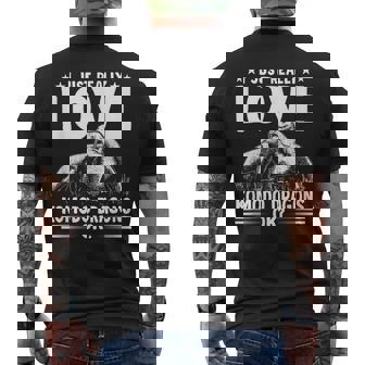 コモドドラゴンが大好き オーナー野生動物 コモドドラゴン メンズTシャツ バックプリント - Kawaiitshirt