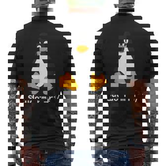 コンピューター -Udo Rm -Rf Tux Linux ペンギン プログラマー メンズTシャツ バックプリント - Kawaiitshirt