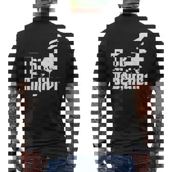 コーギー犬のお父さん犬のお父さん面白い犬愛好家 メンズTシャツ バックプリント - Kawaiitshirt