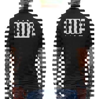 コーダ メンズTシャツ バックプリント - Kawaiitshirt