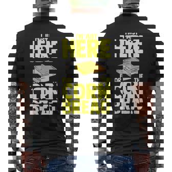 コーンブレッドレシピ 食べ物 面白いコーンベーキング メンズTシャツ バックプリント - Kawaiitshirt