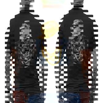 ゴリラ ラッパー ヒップホップ メンズTシャツ バックプリント - Kawaiitshirt