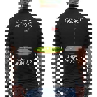 ゴルフ 面白いtシャツ ホール 文字入り メンズ おもしろ 面白い 服 オリジナル おもしろグッズ 文字tシャツ 下ネタ メンズTシャツ バックプリント - Kawaiitshirt