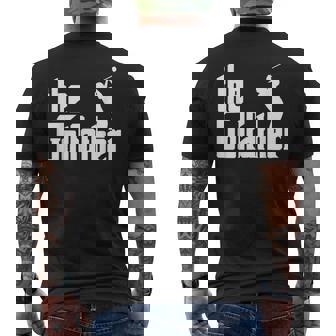 ゴルファザーの面白いゴルフの父神父お父さんゴルファー メンズTシャツ バックプリント - Kawaiitshirt