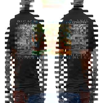 ゴーギャン 面白いtシャツ 名作 アート 印象派 絵画 メンズ レディース 面白い 服 美術 油彩画 メンズTシャツ バックプリント - Kawaiitshirt