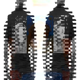 ゴースト 亡霊 霊魂 ファントム 葛飾北斎 日本美術 ハロウィン 妖怪 提灯お岩 百物語 お岩さん 百物語 メンズTシャツ バックプリント - Kawaiitshirt