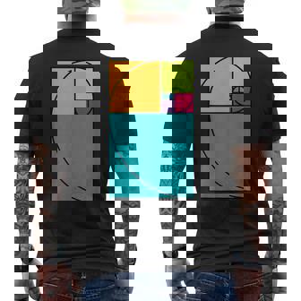 ゴールデンカット 自然 科学 数学 美術 先生 メンズTシャツ バックプリント - Kawaiitshirt