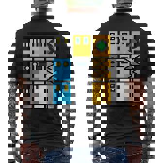 ゴールドライタン カラーデザイン メンズTシャツ バックプリント - Kawaiitshirt