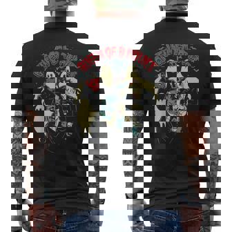 サイコビリー ホラー パンクロック Hr B 映画 メンズTシャツ バックプリント - Kawaiitshirt