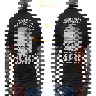 サカバンバスピス寿司 魚ミーム 和食 メンズTシャツ バックプリント - Kawaiitshirt