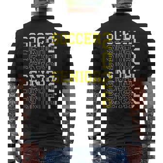 サッカー シニア ナイトサッカー シニア 2026 卒業 24 メンズTシャツ バックプリント - Kawaiitshirt