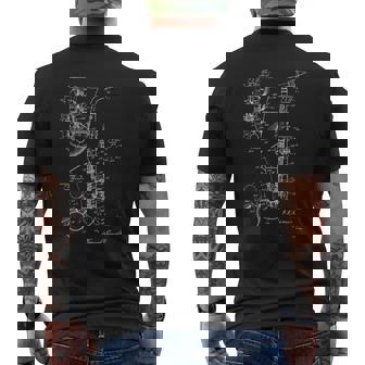 サックス アルトサックス 特許スタイル クール サクソフォニスト メンズTシャツ バックプリント - Kawaiitshirt