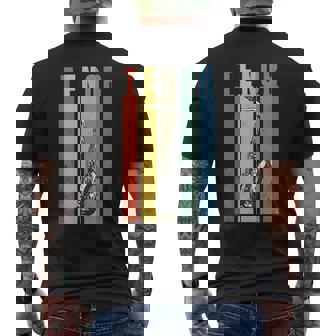 サックス テナーサックス レトロ メンズTシャツ バックプリント - Kawaiitshirt