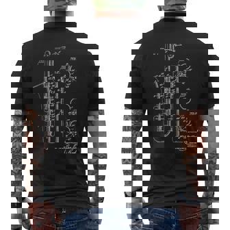 サックス バリサックス 特許スタイル クール サックス メンズTシャツ バックプリント - Kawaiitshirt